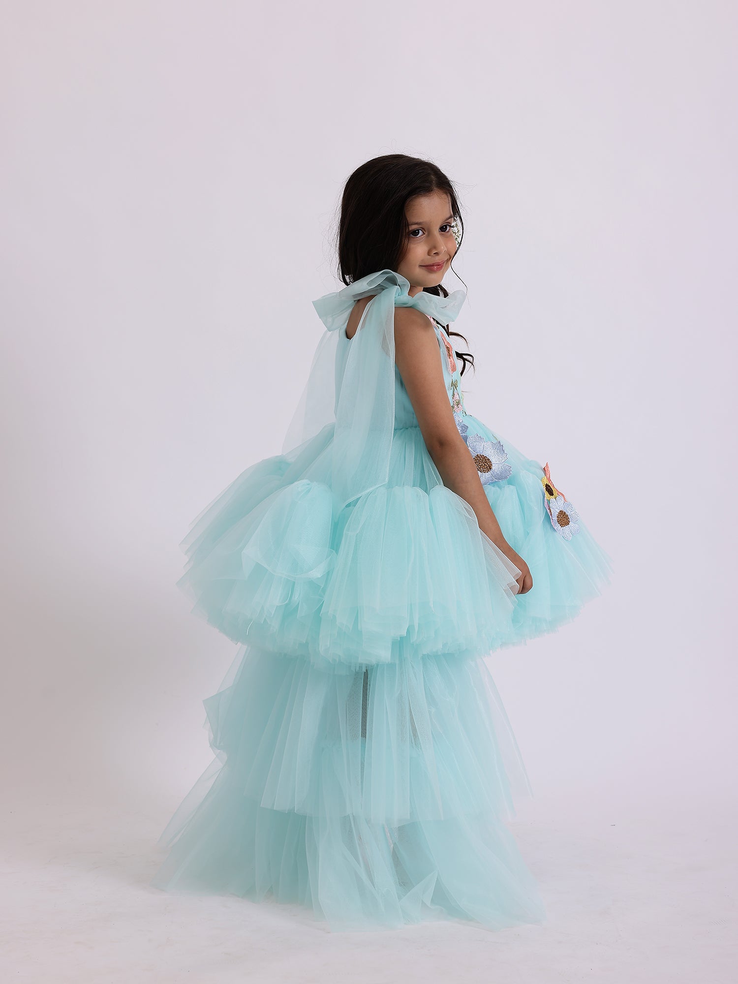 JANYAS CLOSET Blue Detachable Kayo Princess Party Dress