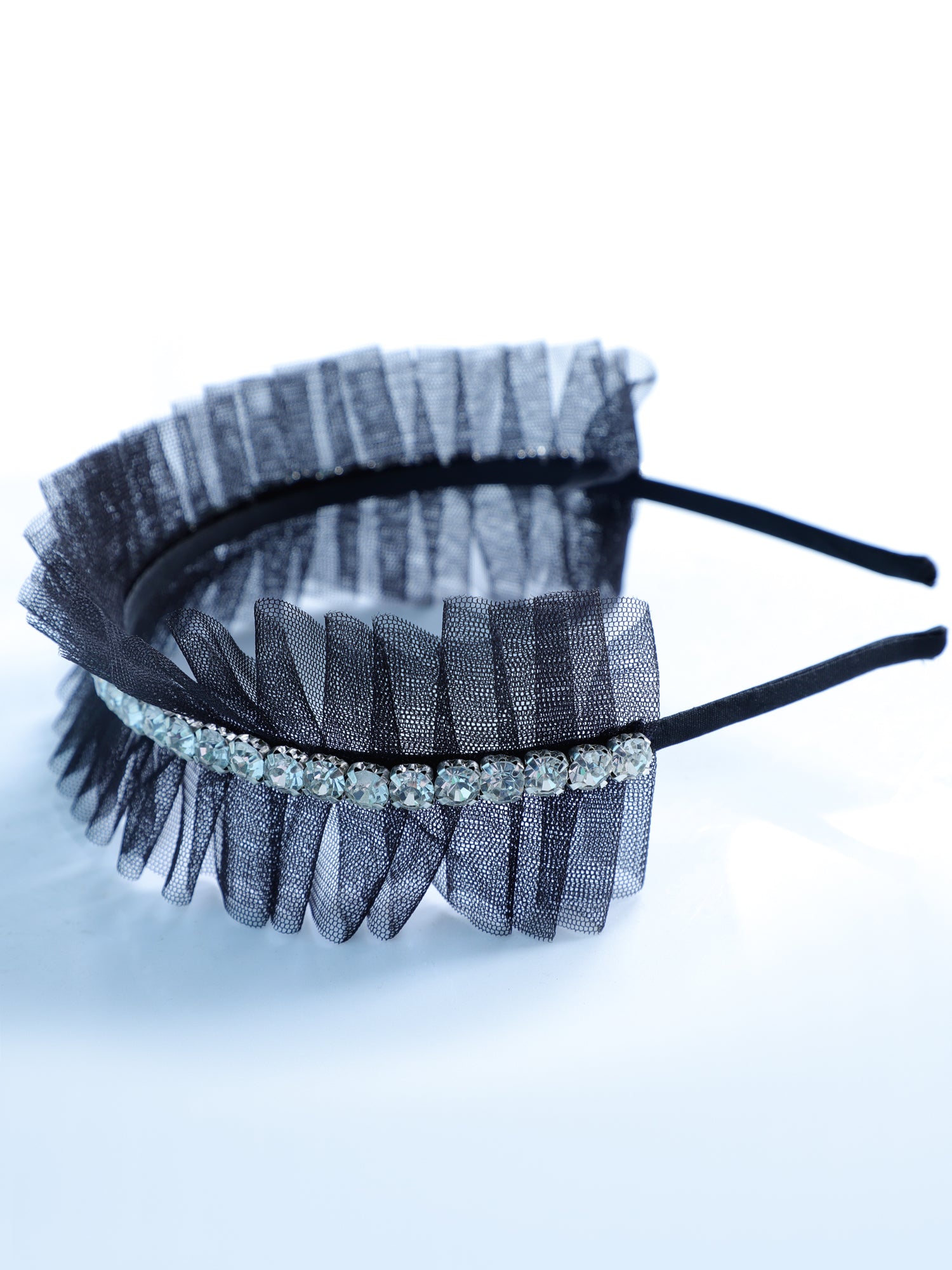 Elegant Black Chic Beads Headband