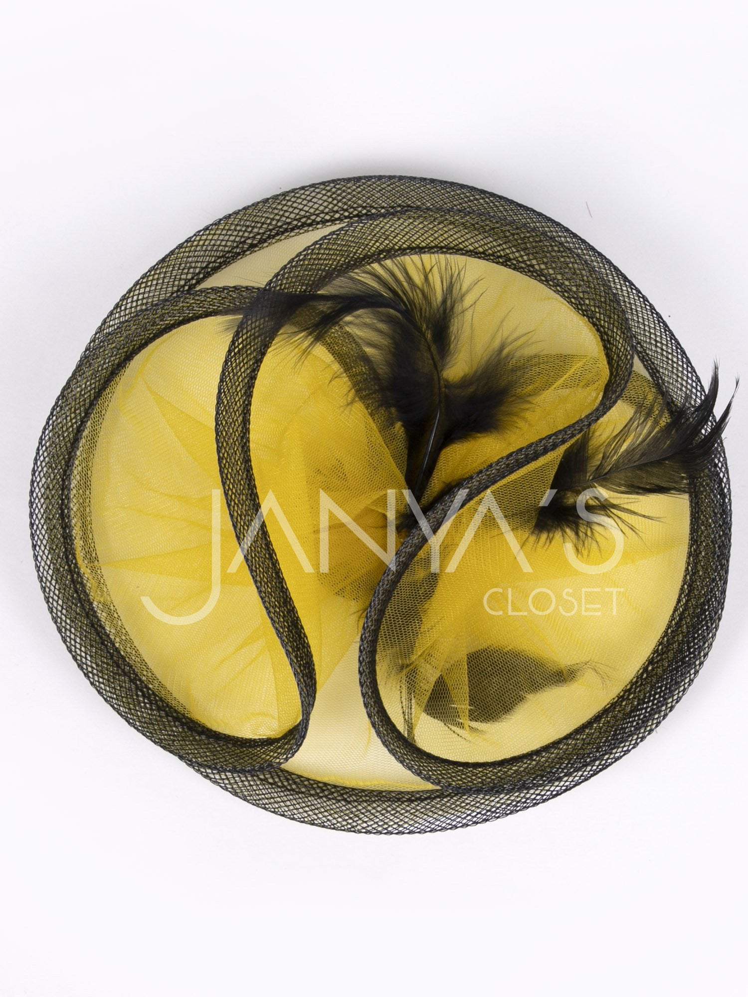 Mustard Yellow Twisted Hair Clip