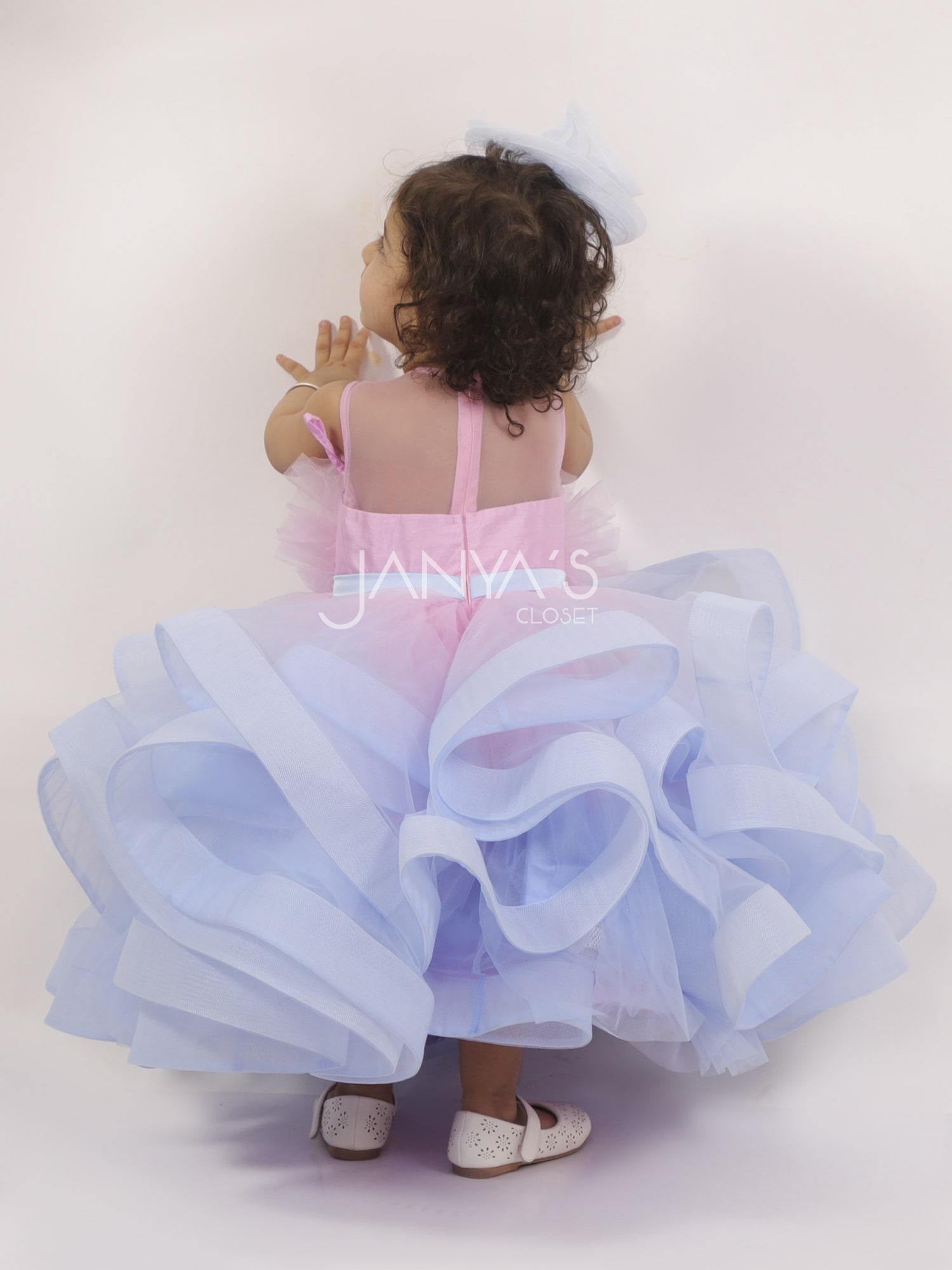 birthday gown for 1 year baby-janyascloset.com