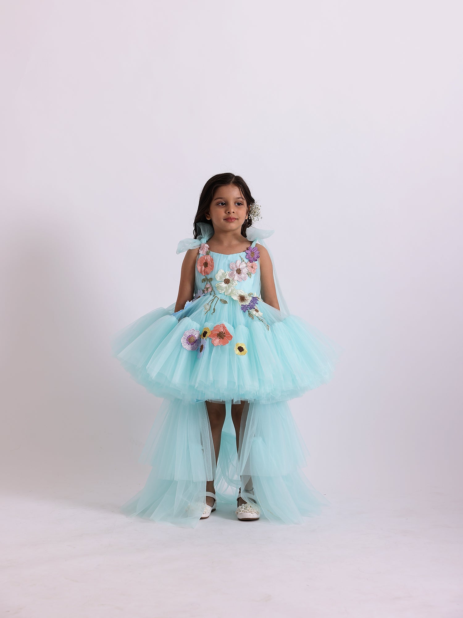 JANYAS CLOSET Blue Detachable Kayo Princess Party Dress