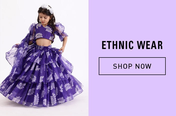 Girls Indian ethnic wear - janyascloset.com