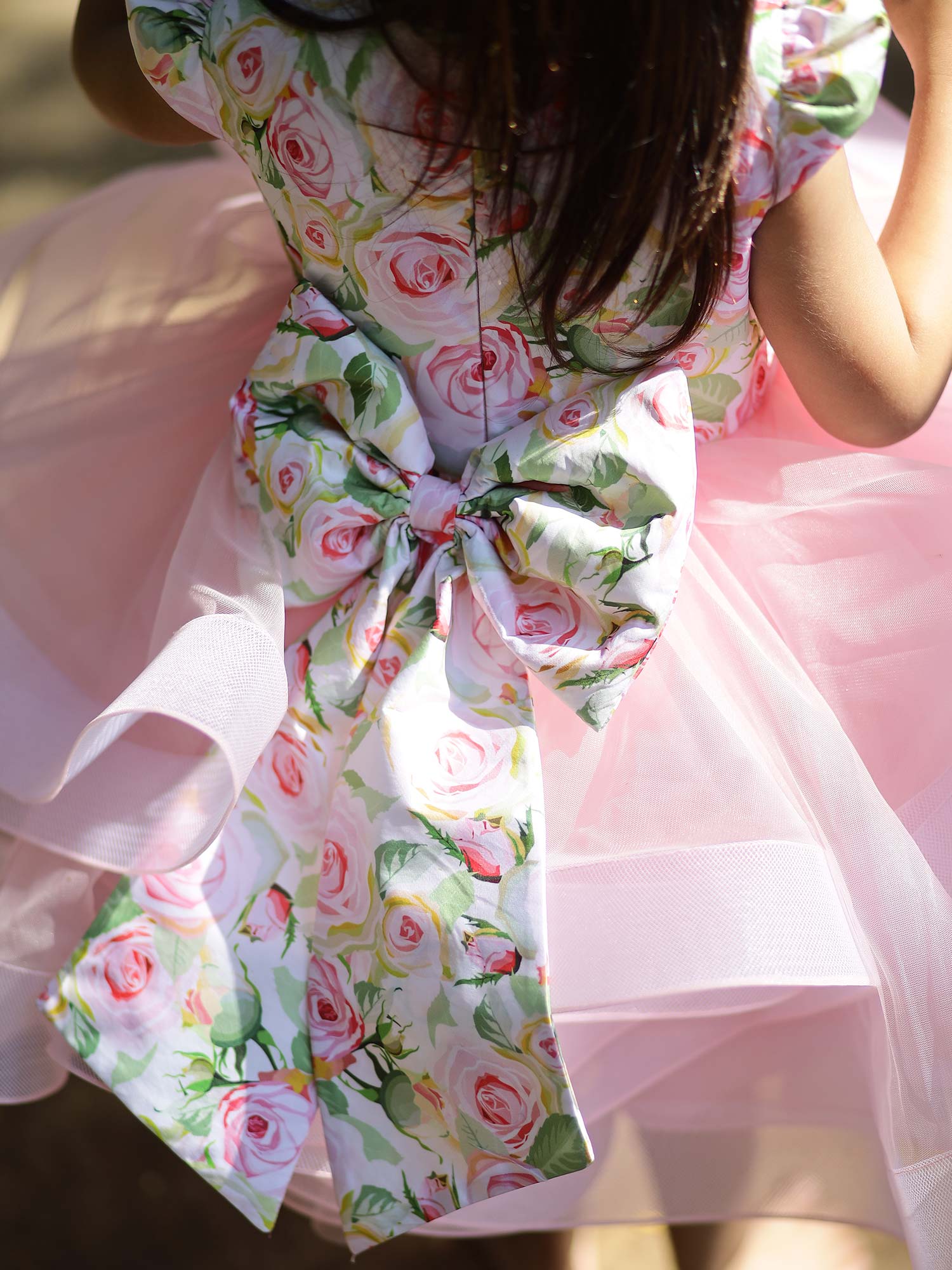 Pre Order: Birthday Pink Rene Princess Dress With Hair Pin