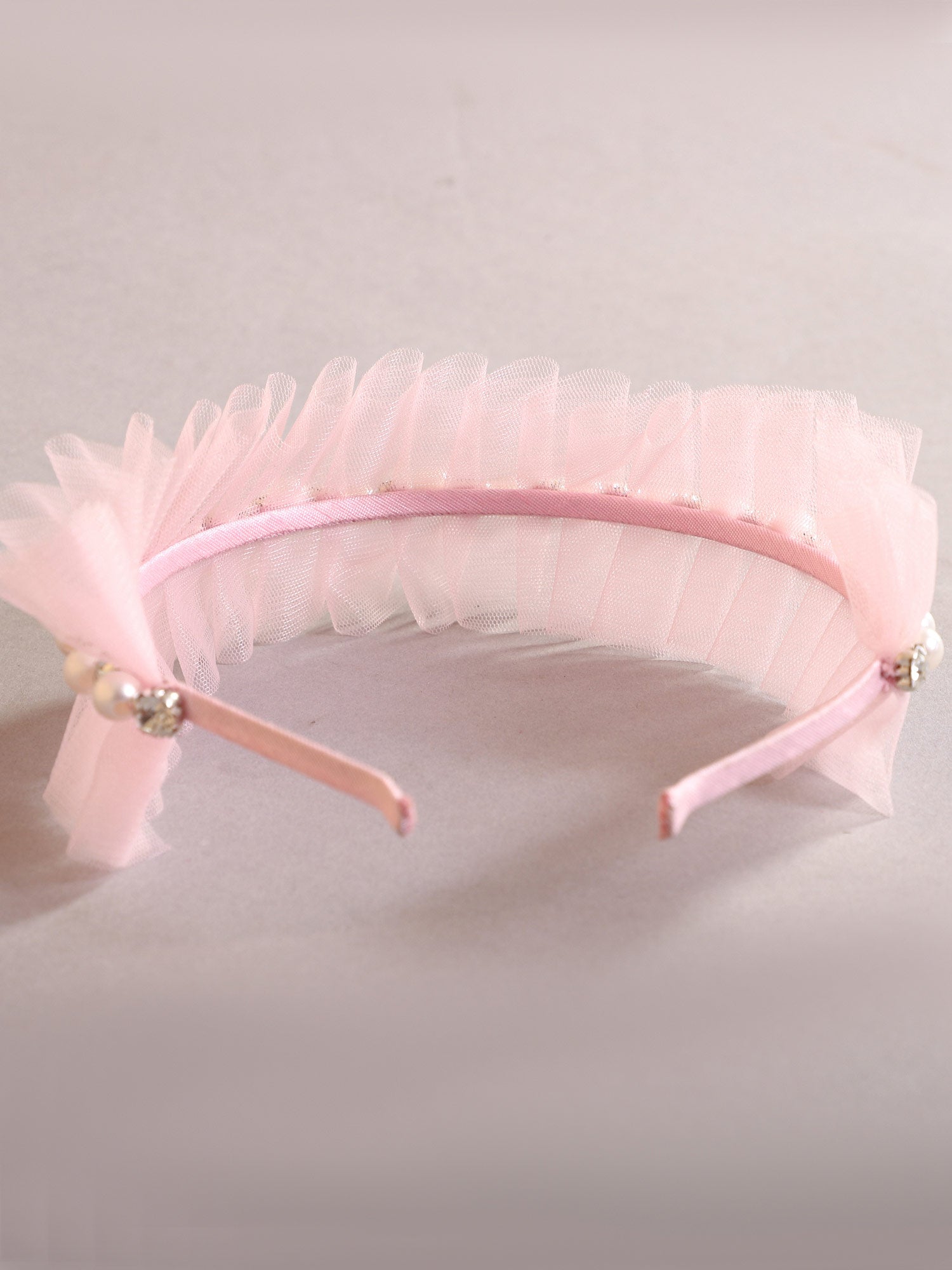 Elegant Pink Chic Beads Headband